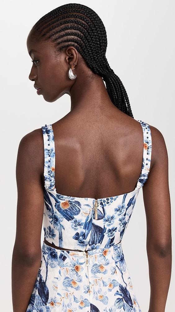 Agua by Agua Bendita Cacao Petalo Top | Shopbop Product Image