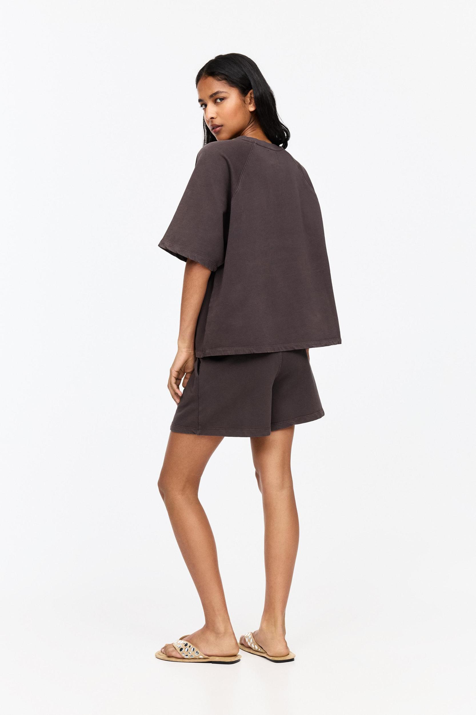 Tracksuit shorts with seam detail Product Image