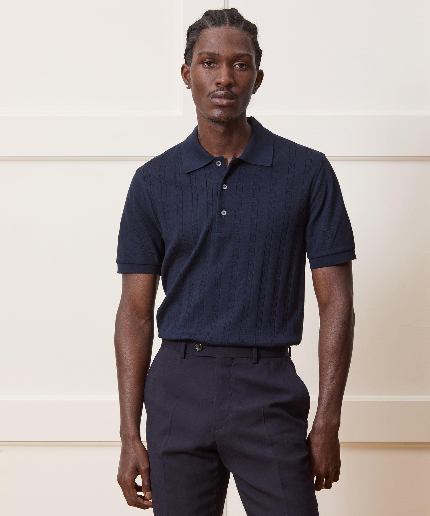 Cotton Cable Polo Product Image
