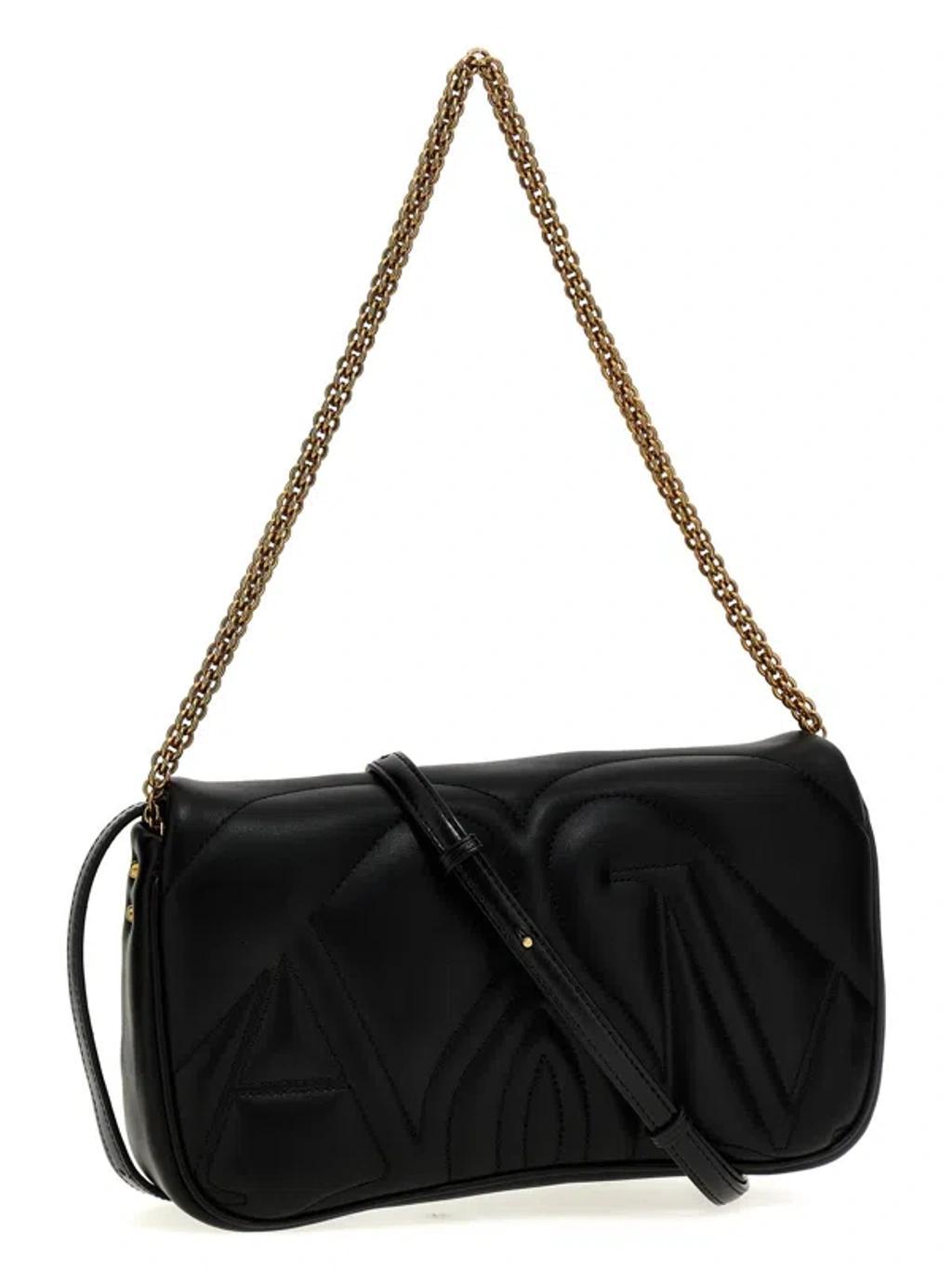 ALEXANDER MCQUEEN 'seal' Small Crossbody Bag In Black Product Image