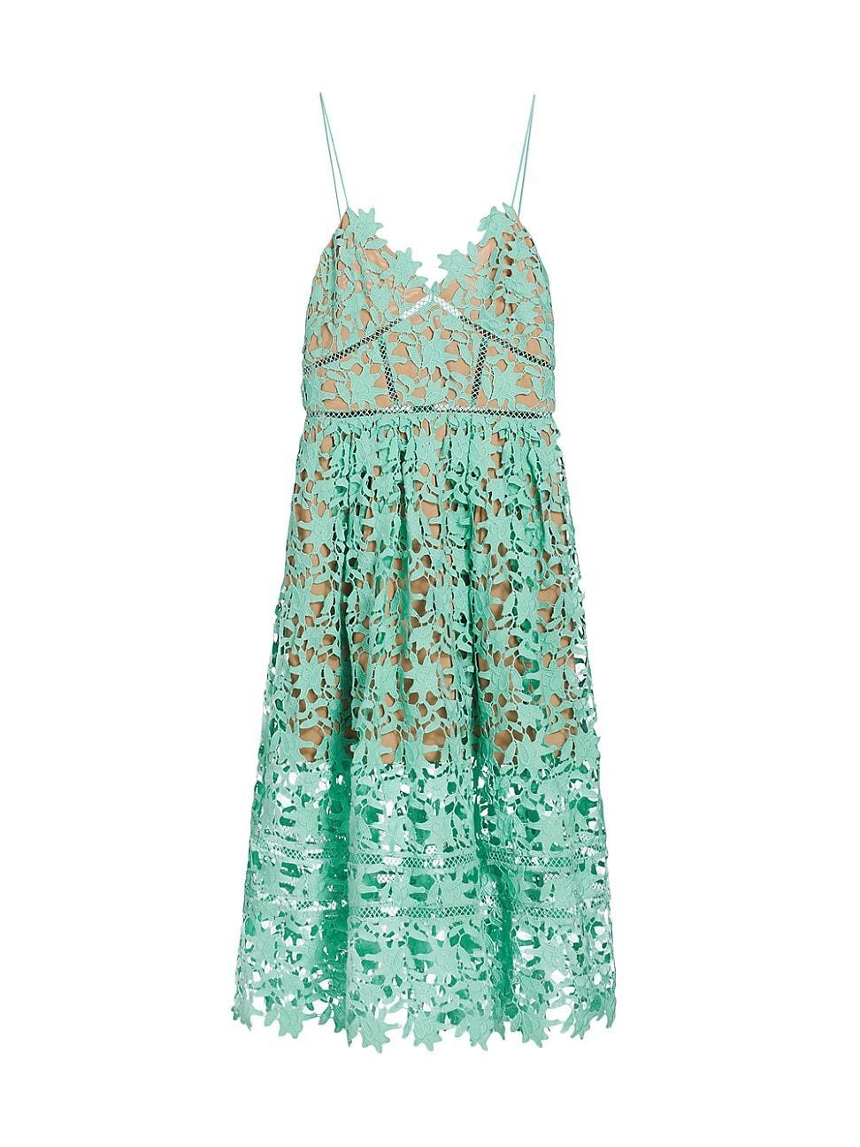 Womens Azaelea Sleeveless Lace Midi-Dress Product Image