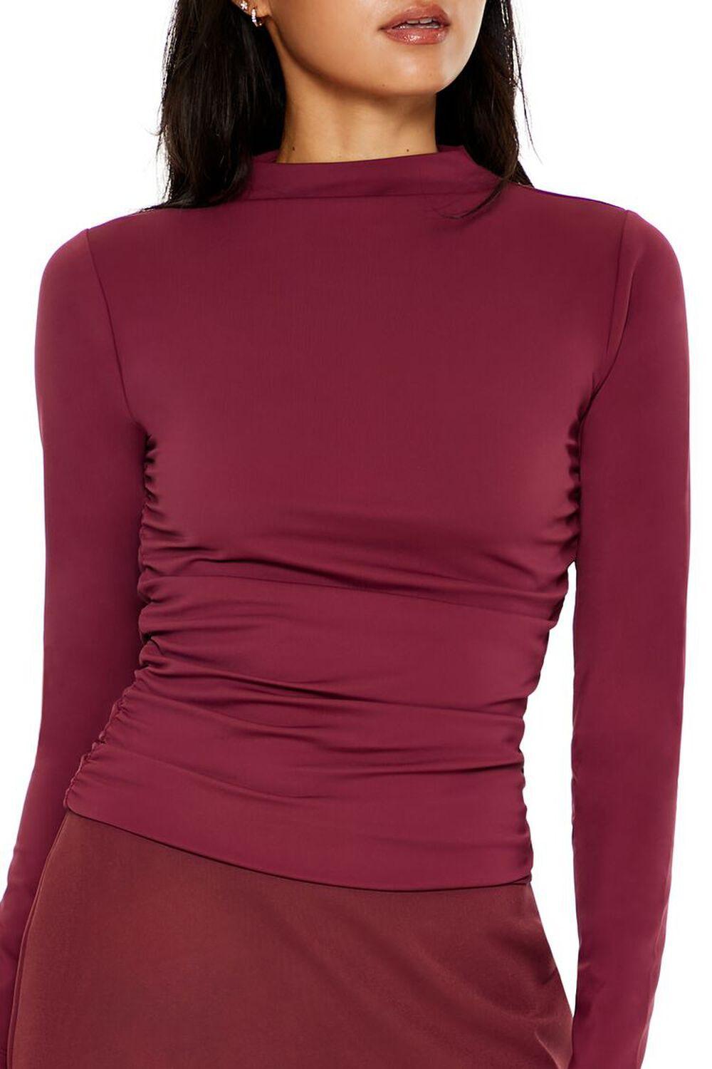 Contour Sculpt High-Neck Top | Forever 21 Product Image