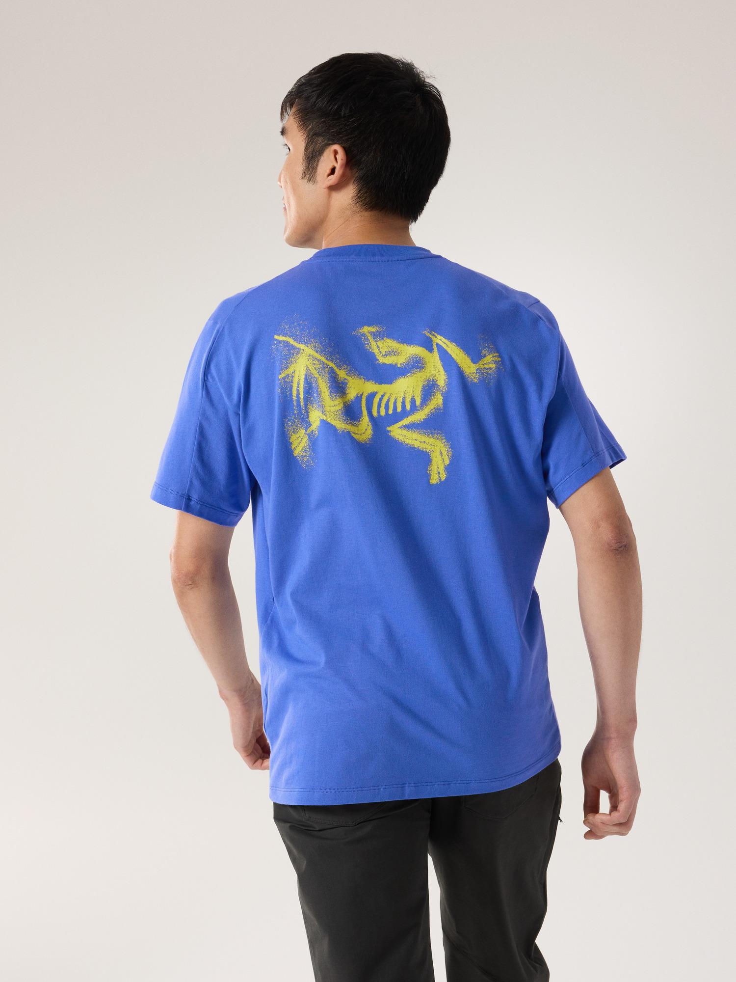 Kragg SL Cotton Blurred Bird Shirt SS Men's Product Image