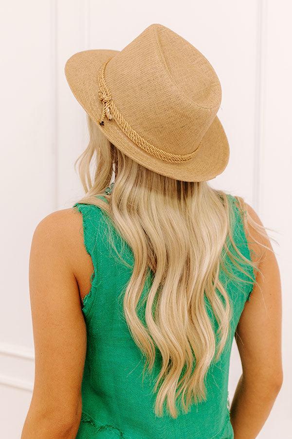 Coastal Cruise Raffia Woven Hat in Tan Product Image