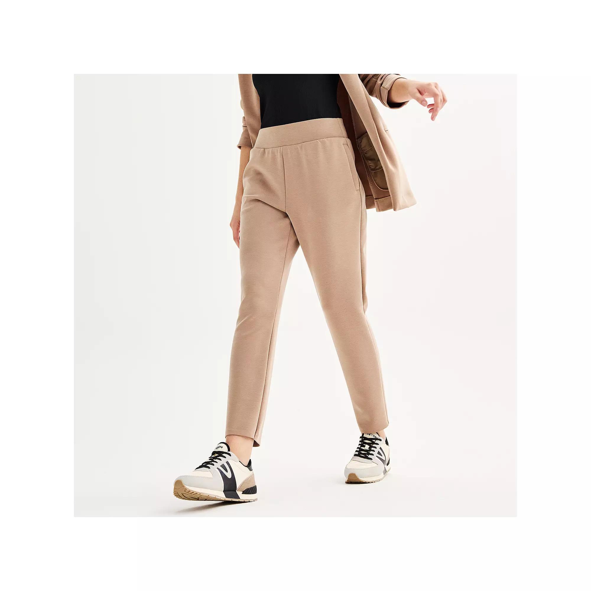 Women's FLX High-Rise Solace Tapered Pants, Size: Large, Kameron Brown Product Image