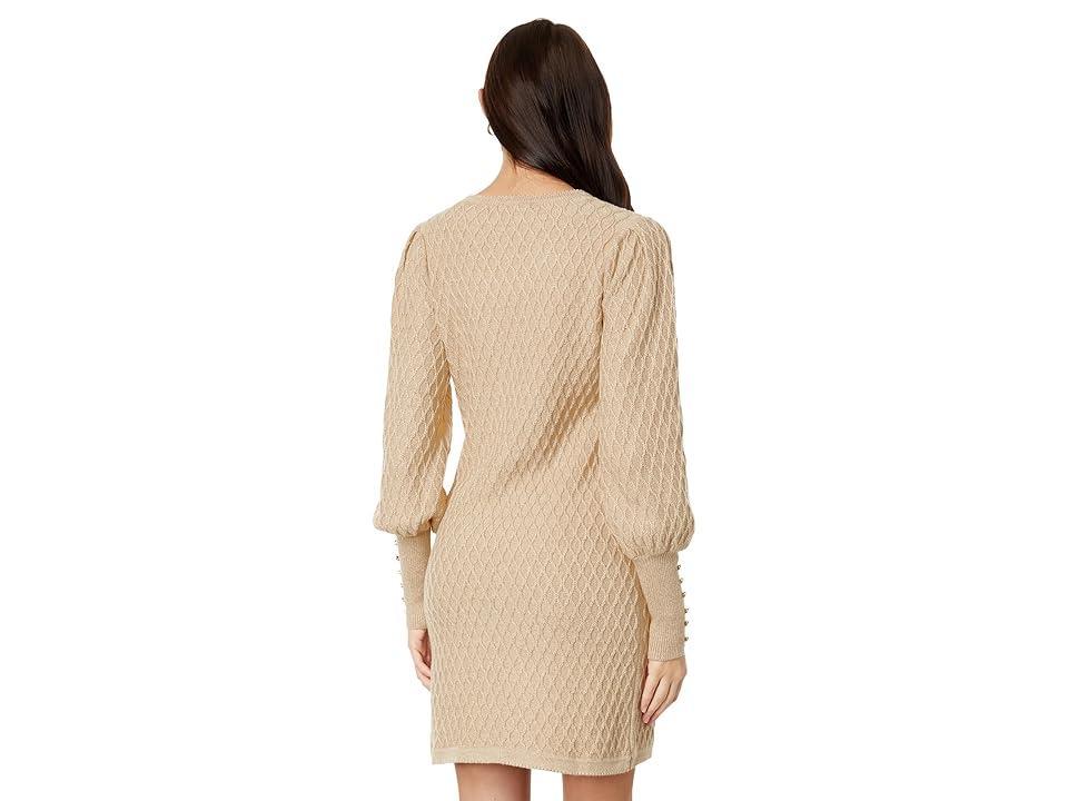 Lilly Pulitzer Jacquetta Sweater Dress (Heathered Sand Bar Metallic) Women's Dress Product Image