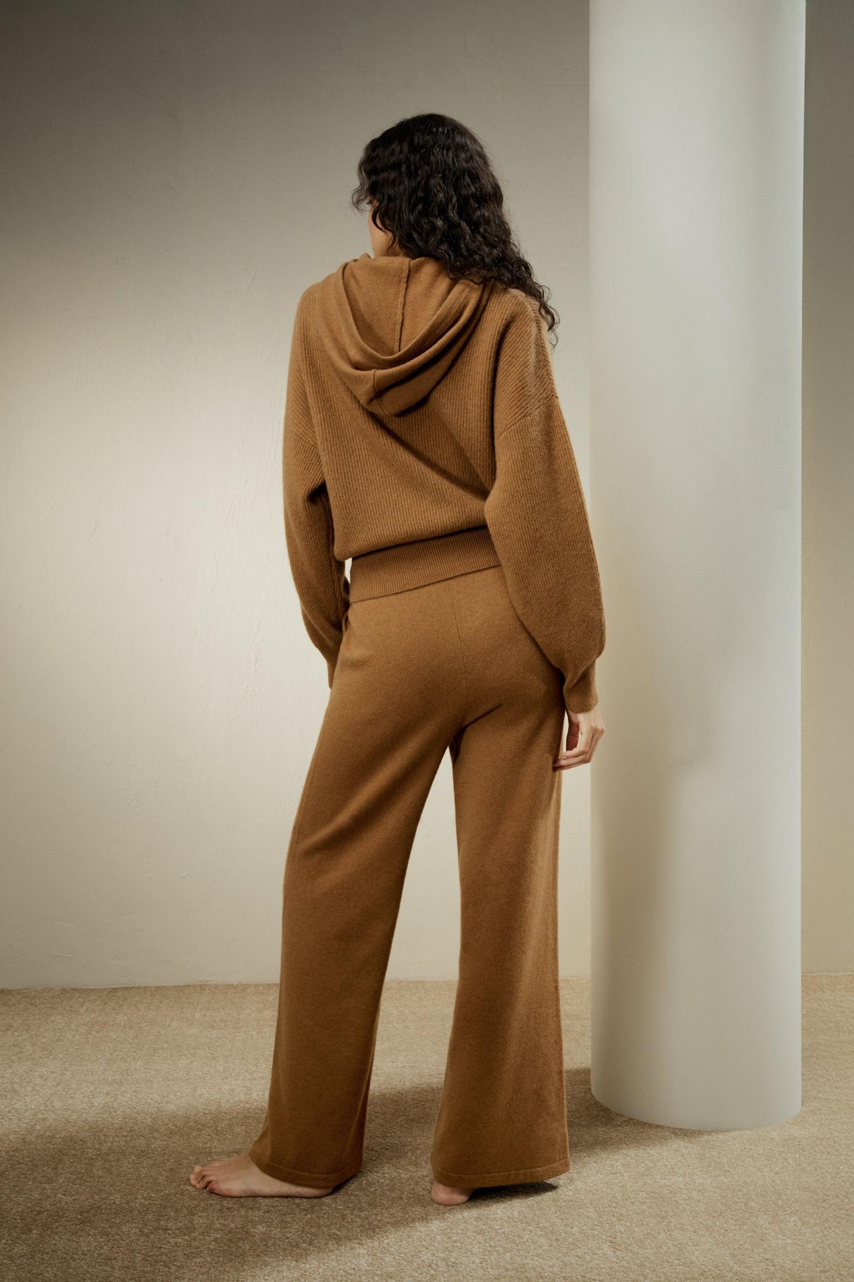 LILYSILK Women Cashmere Sweatshirt Womens - White 100% Cashmere - Comfort Round Neck Sweater XL Product Image