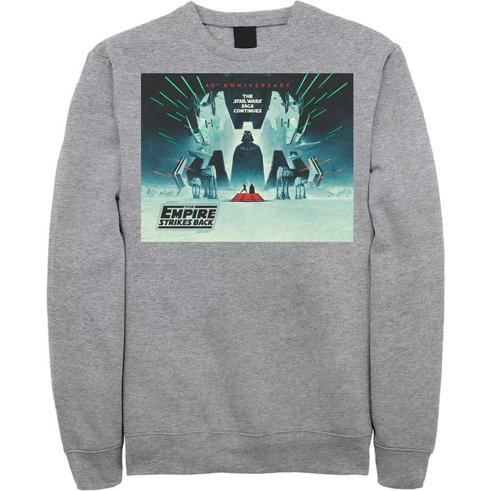 Men's Star Wars: The Empire Strikes Back 40th Anniversary Poster Sweatshirt, Size: XL, Blue Product Image