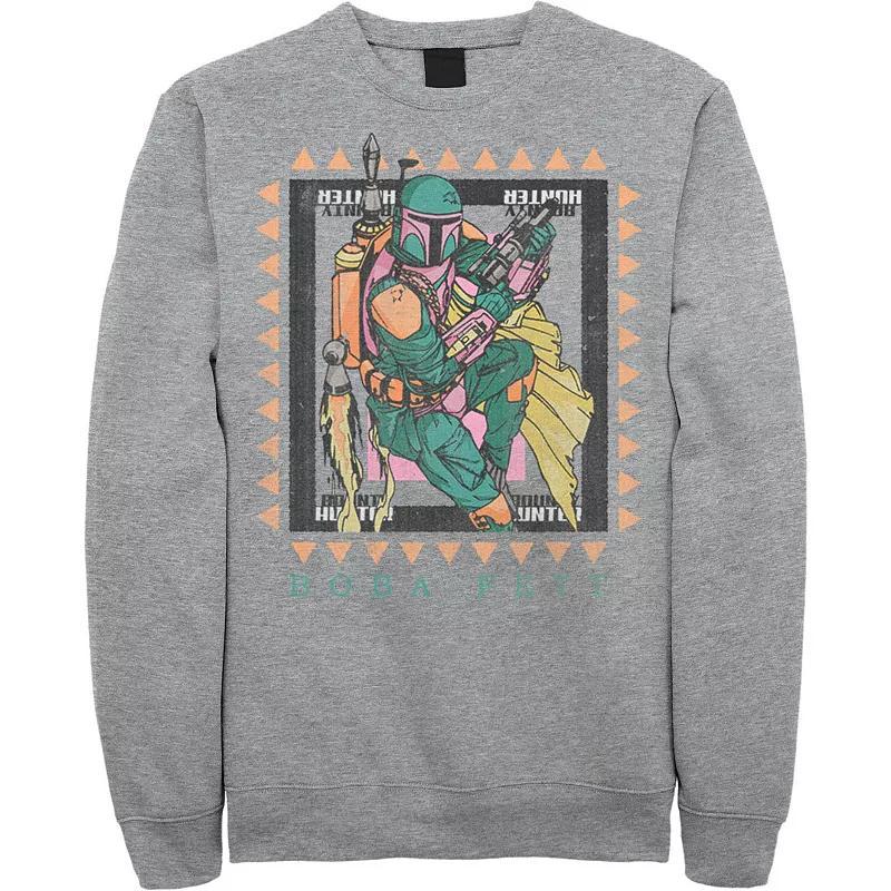 Men's Star Wars Boba Fett Stamp Sweatshirt, Size: Medium, Blue Product Image