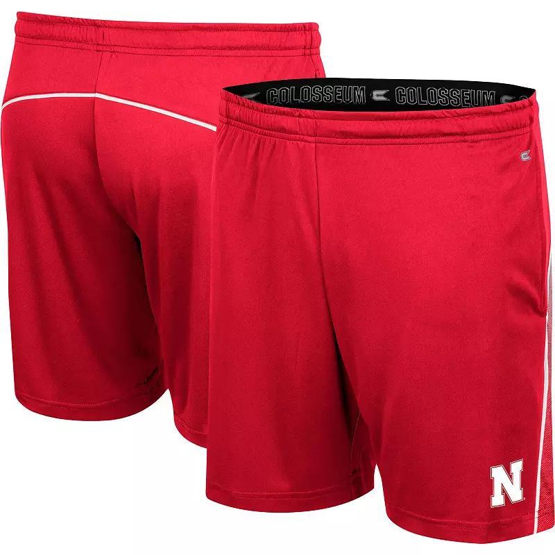 Men's Colosseum Scarlet Nebraska Huskers Laws of Physics Shorts,  Product Image