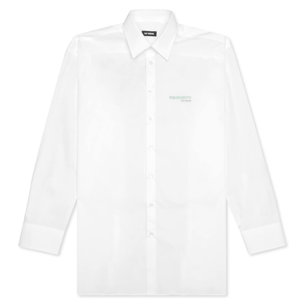 Big Fit Shirt - White Male Product Image