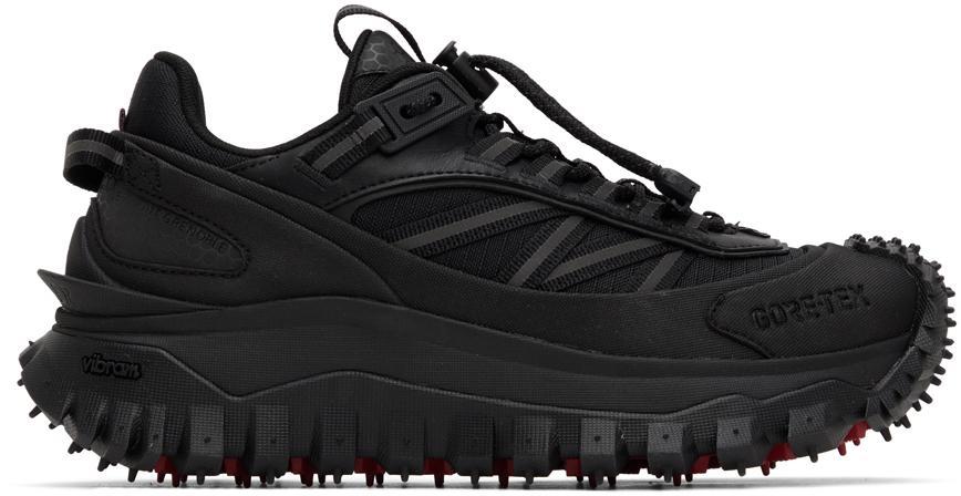 MONCLER Black Trailgrip Gtx Sneakers In 999 Black Product Image