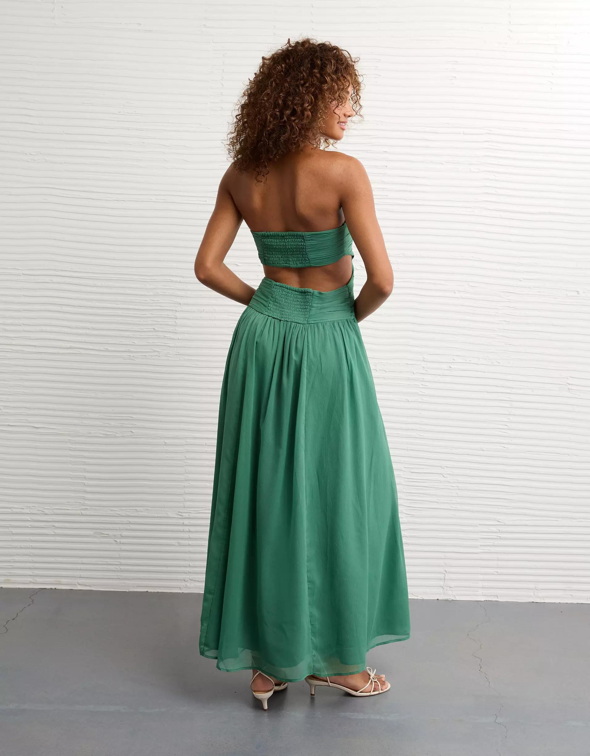 AE Strapless Cut-Out Maxi Dress Product Image