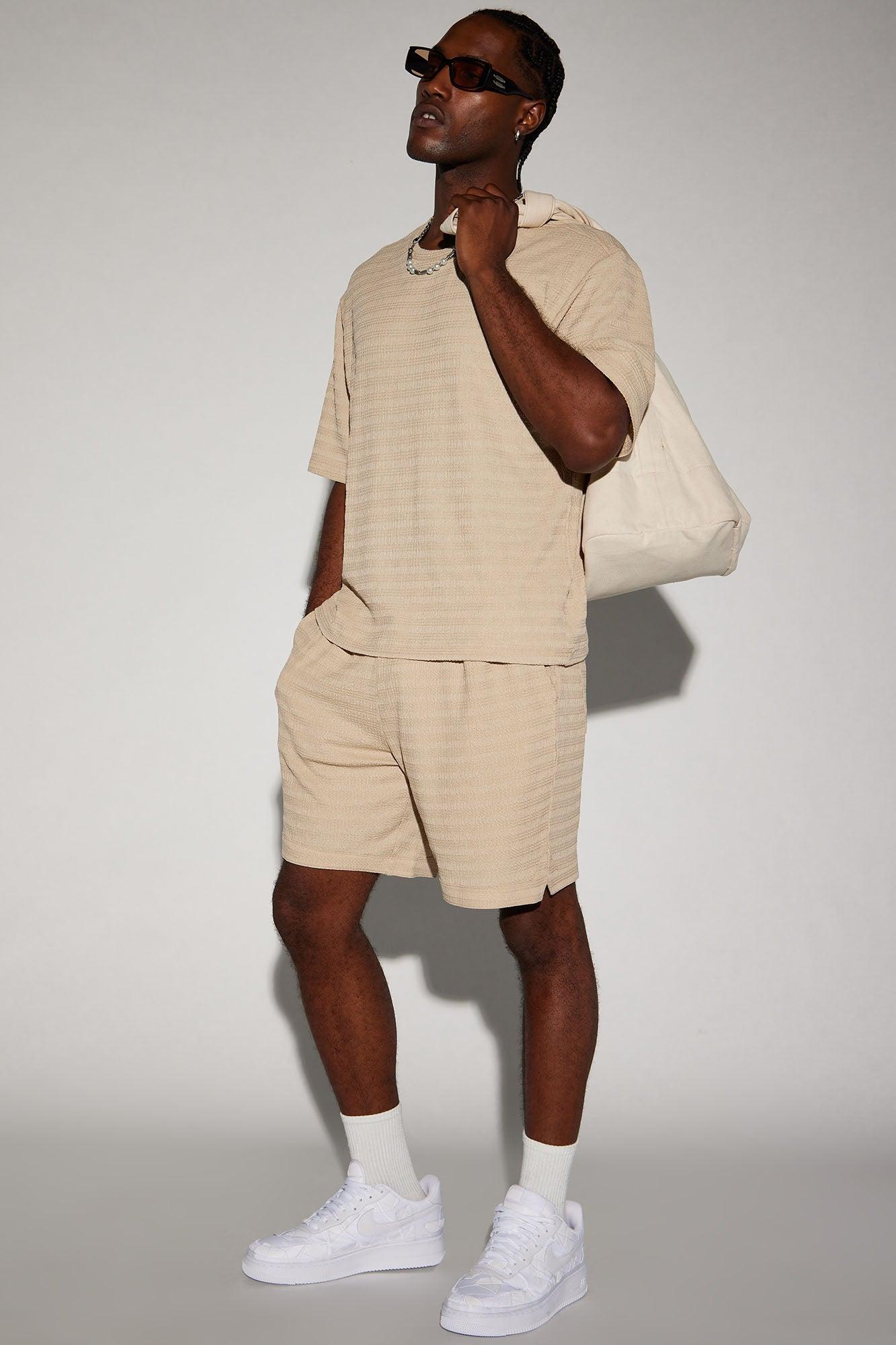 Boca Short Sleeve Tee - Tan Product Image