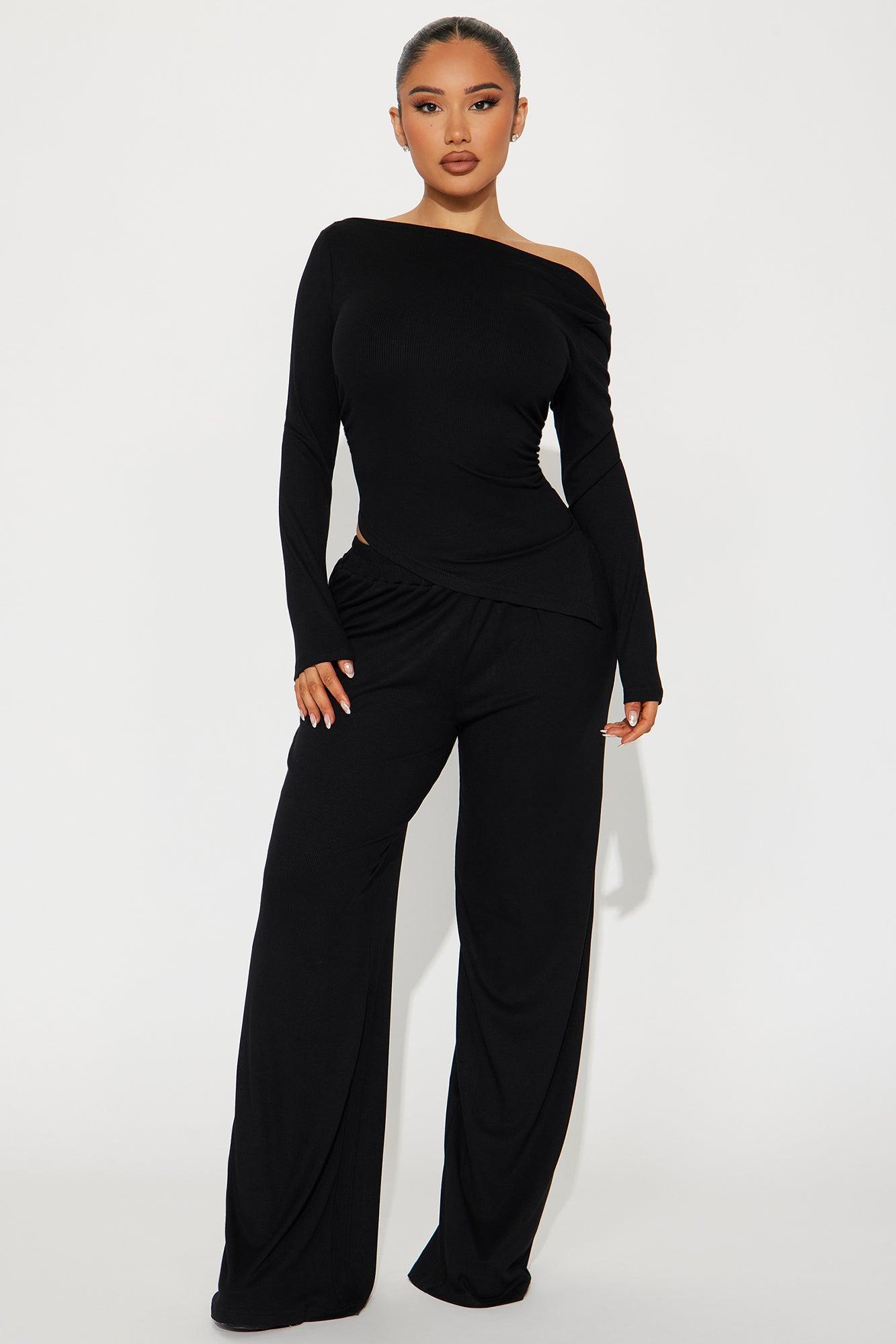 Ingrid Pant Set - Black Product Image