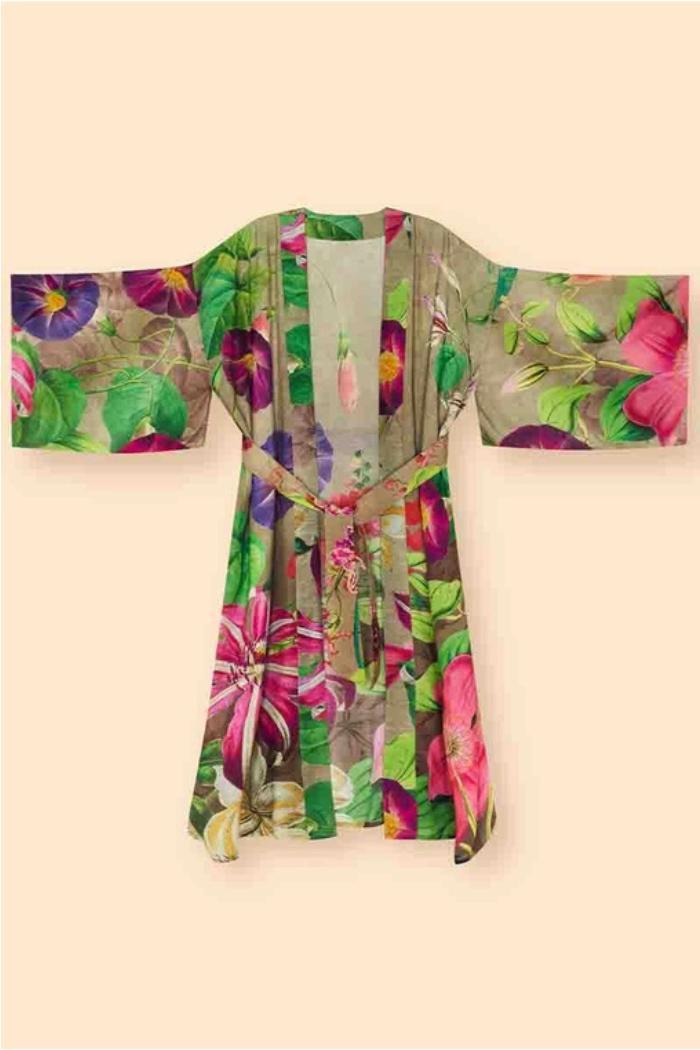 Oversized Botanicals Kimono Gown Product Image