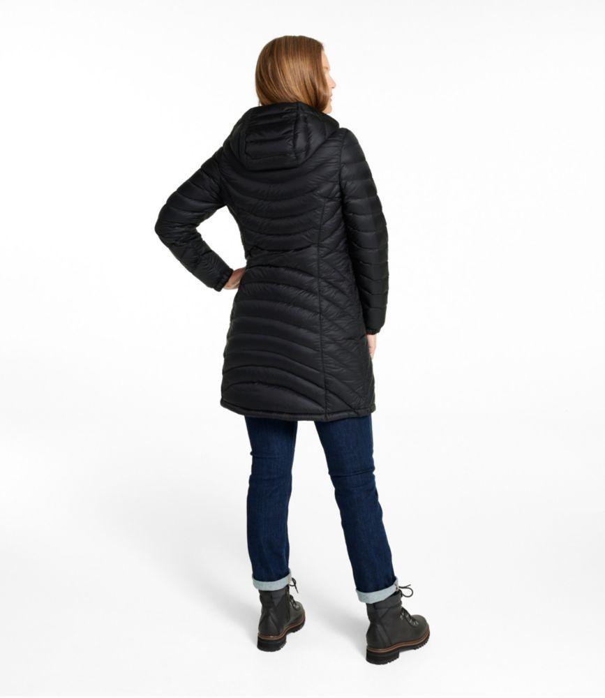 
                            Women's Ultralight 850 Down Hooded Coat, Three-Quarter Length
                         Product Image