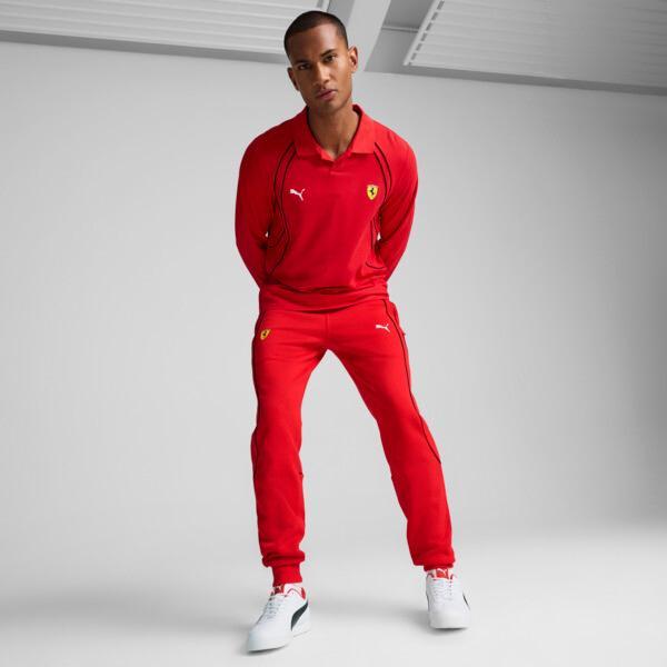 PUMA Scuderia Ferrari Race Men's Pants in Red Product Image