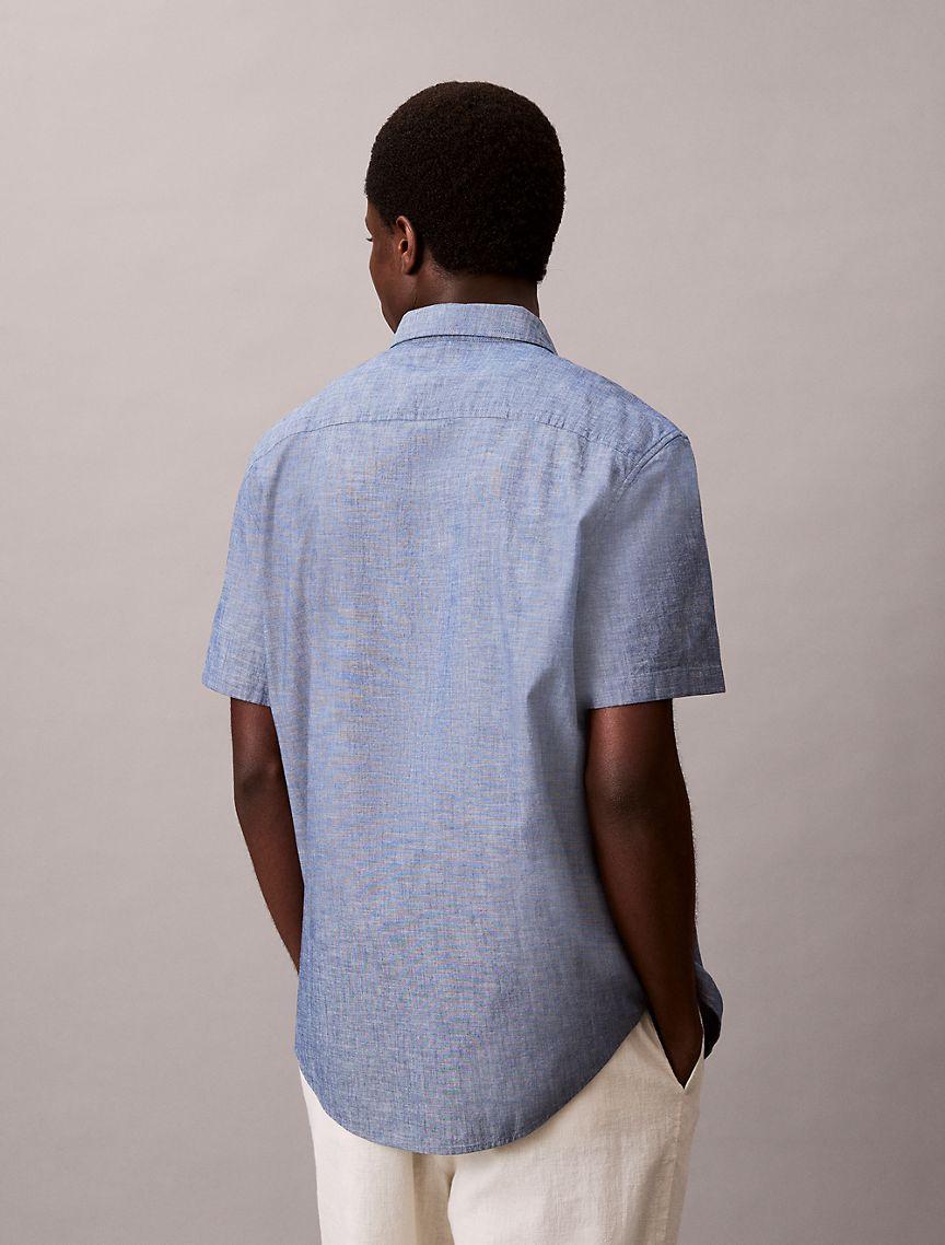 Chambray Short Sleeve Classic Shirt Product Image