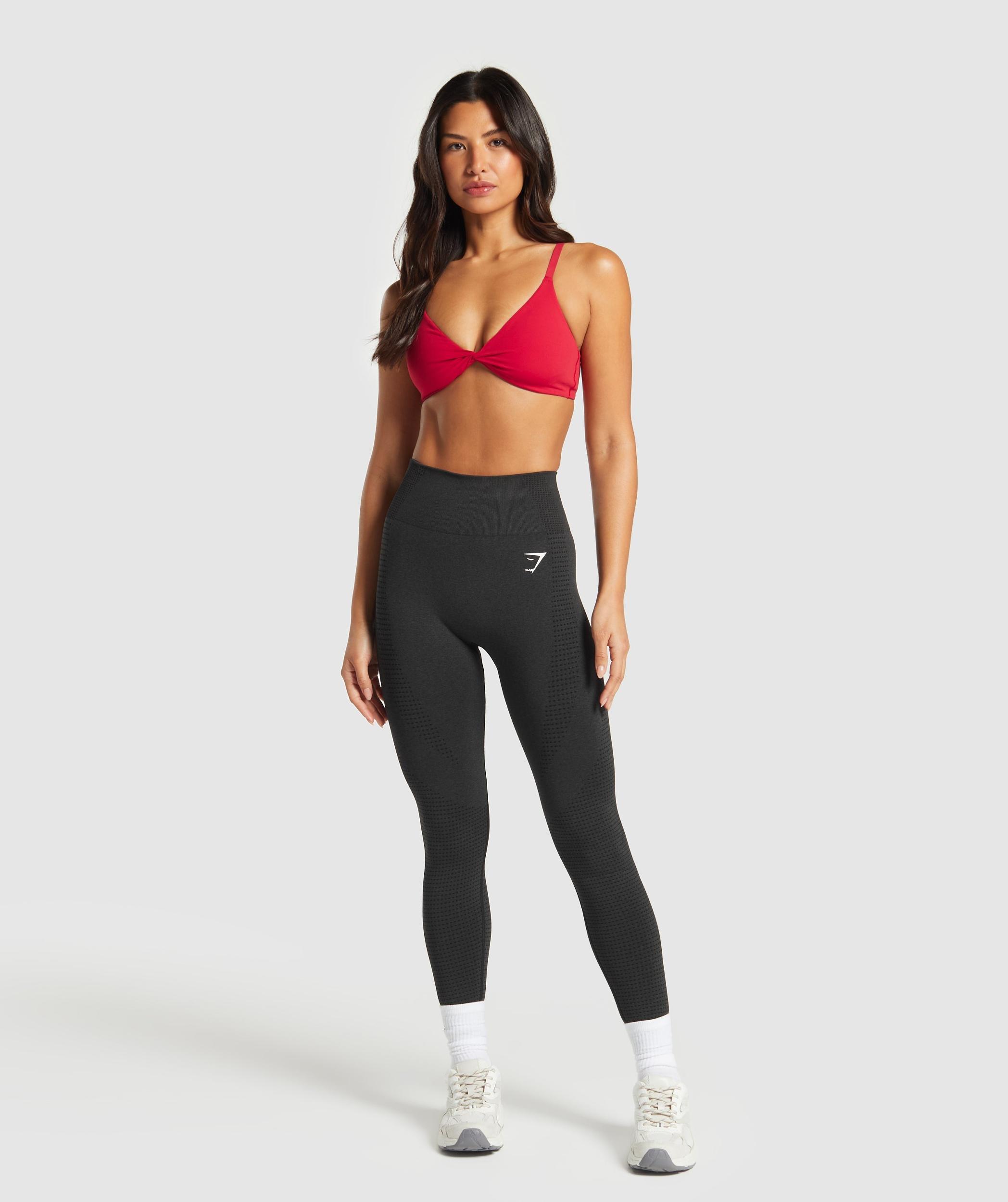 Gymshark Twist Front Bralette - Carmine Red Female Product Image