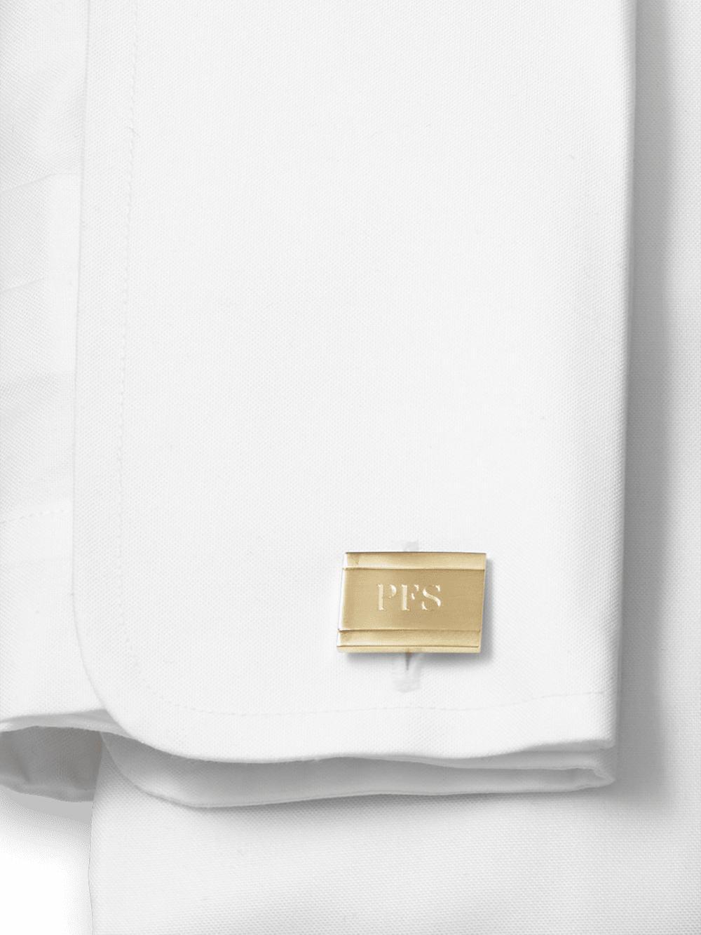 Engravable Cufflinks - Gold Product Image