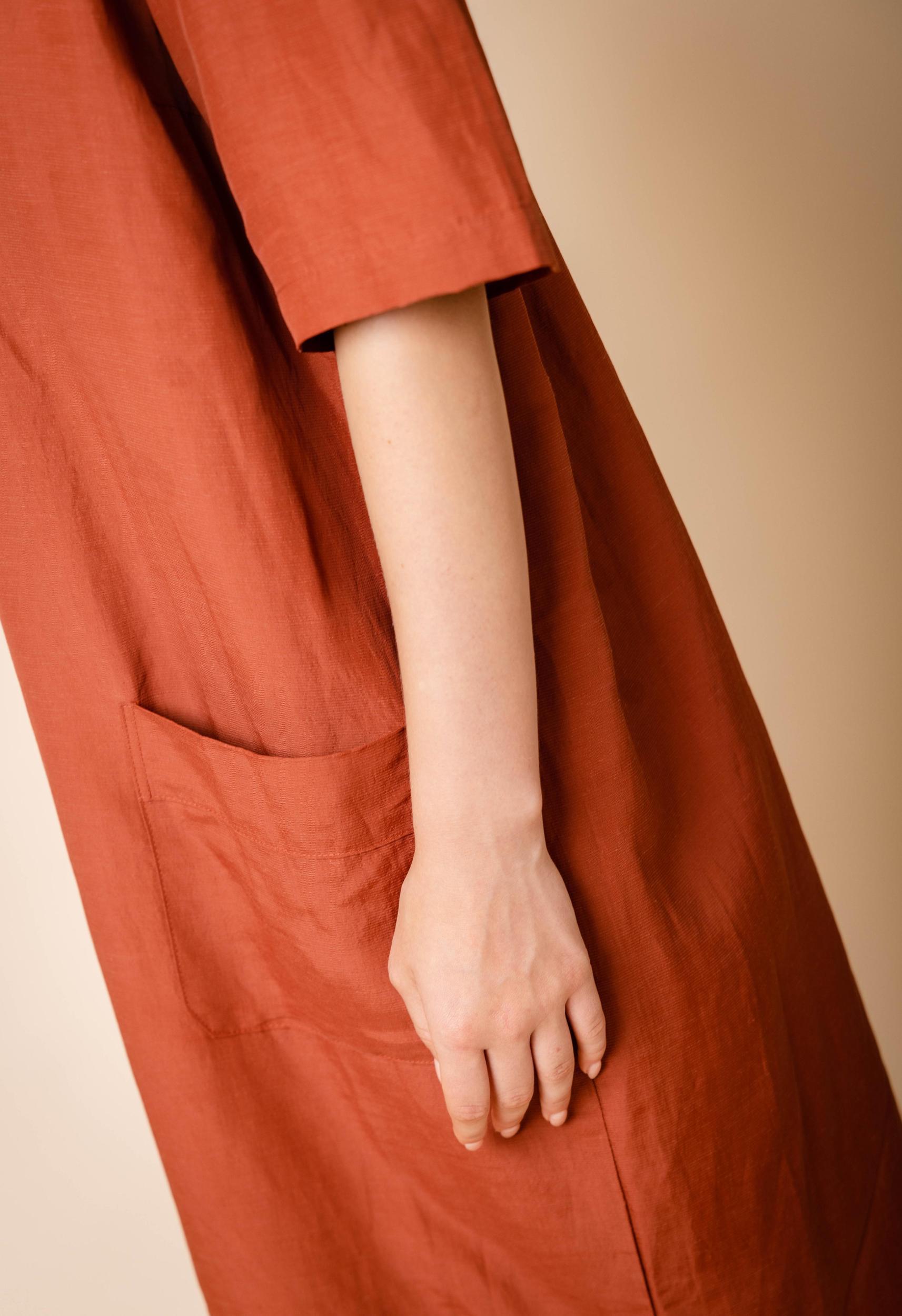 Daybreak Dress in Red Product Image