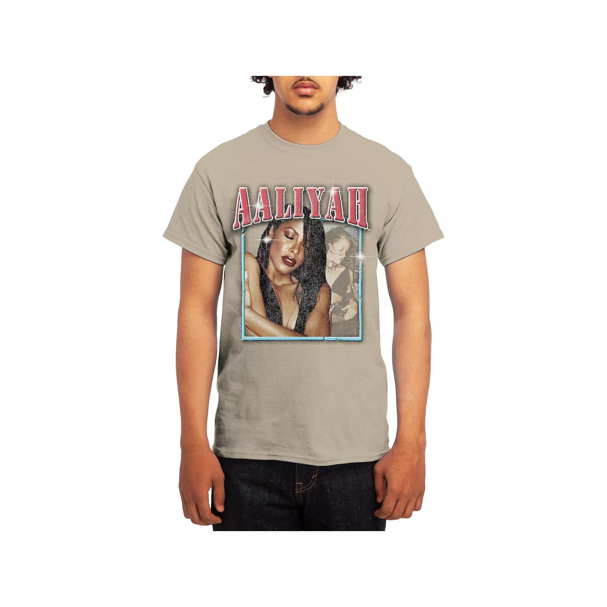 Men's Aaliyah Vintage Photo Overlay Tee, Boy's, Size: XL Product Image