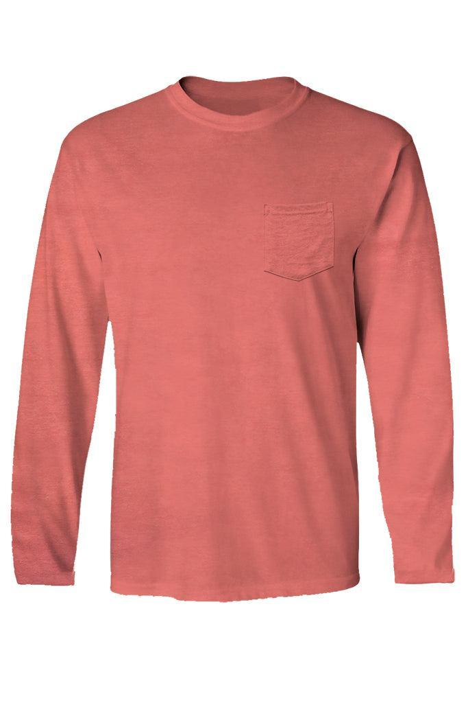 Mojo Sportswear Company The Plain Pocket Crew Men's Long Sleeve Tee Product Image