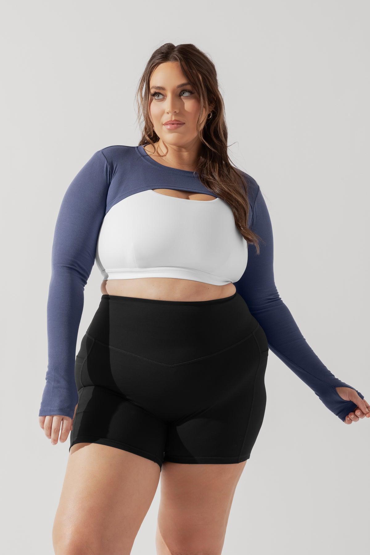 Relevé Ribbed Shrug - Nightshadow Blue Product Image