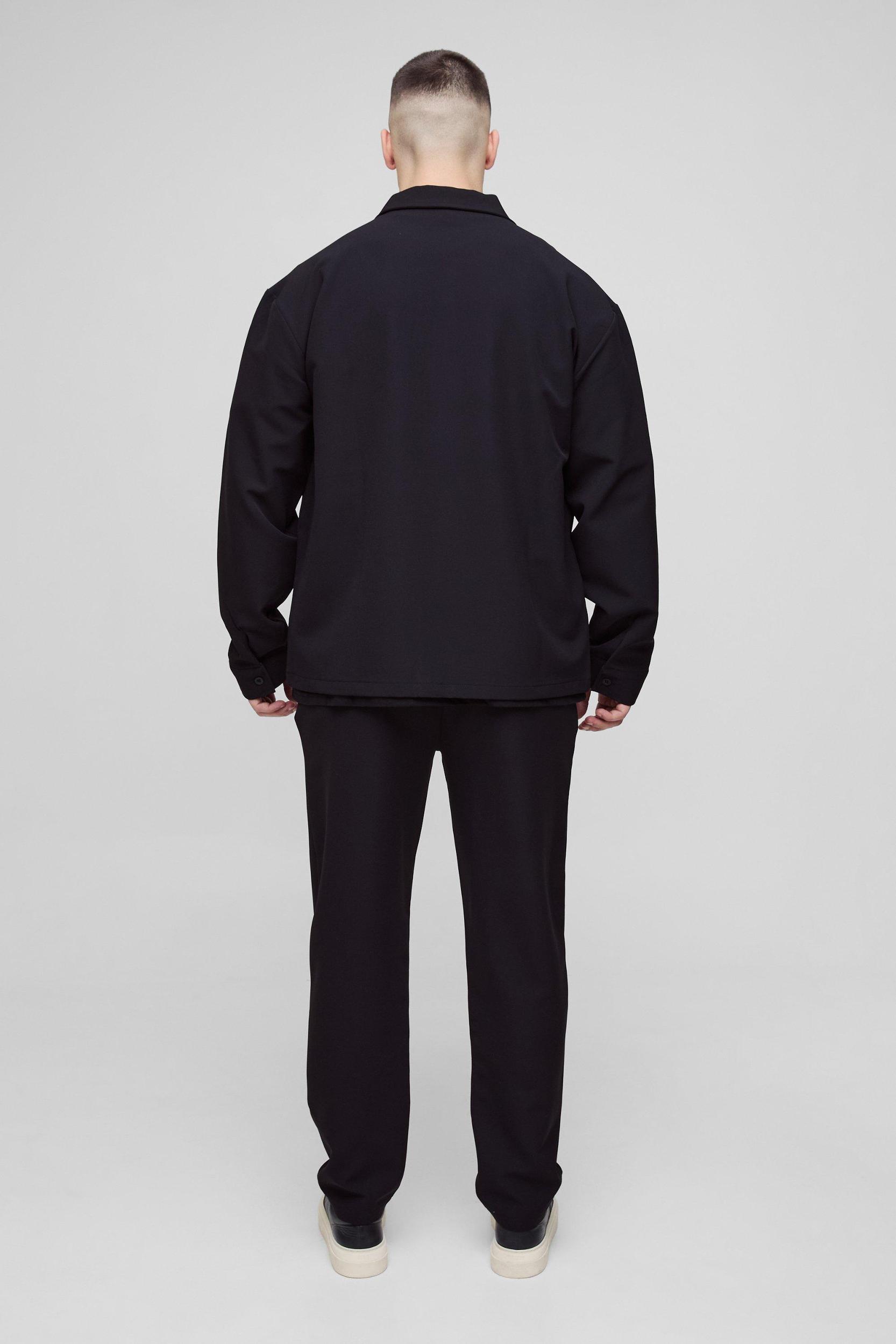 Tall Stretch Woven Tapered Pants | boohooMAN USA Product Image