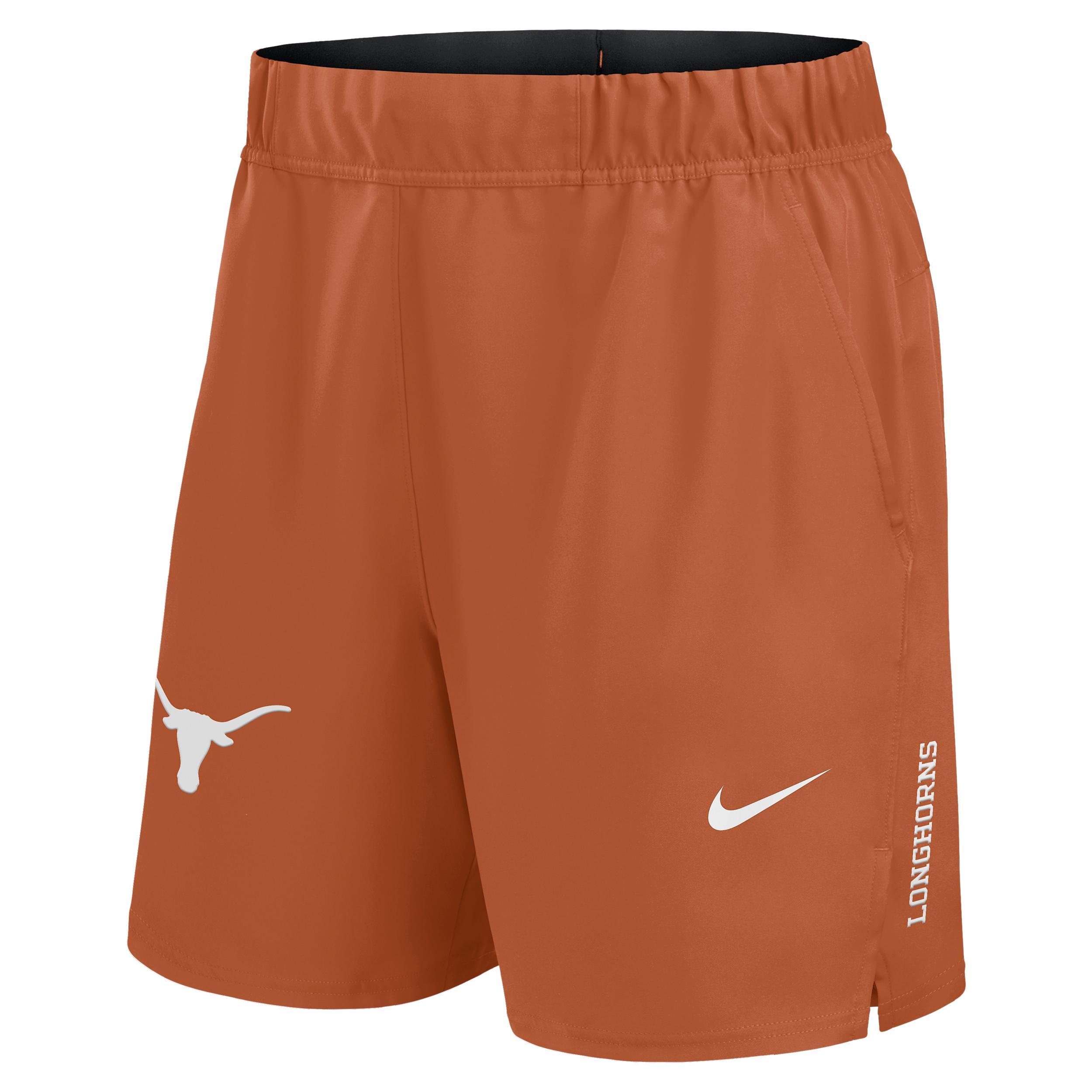 Texas Primetime Victory Primary Logo Mens Nike Mens Dri-FIT College Shorts | 01NA81FTXE-TXS Product Image
