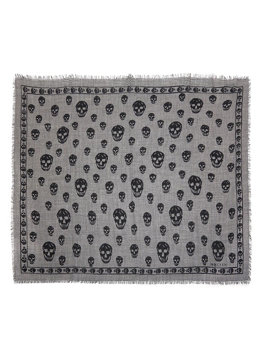 Mens Skull Dogtooth Foulard Product Image