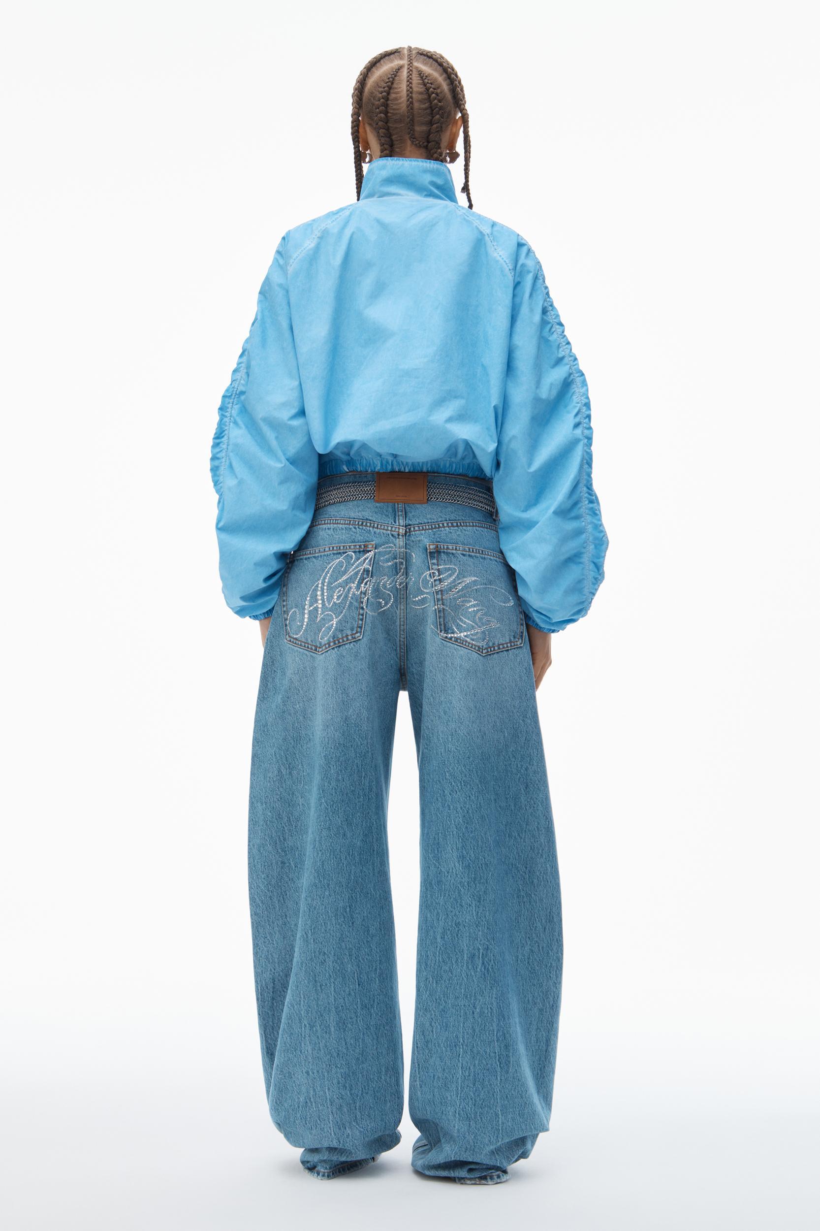 Ruched Track Jacket Product Image