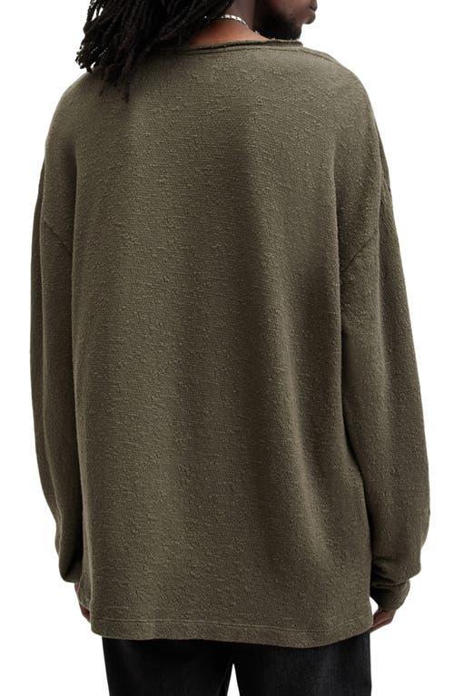 ALLSAINTS Sears Cotton Sweater In Neo Green Product Image