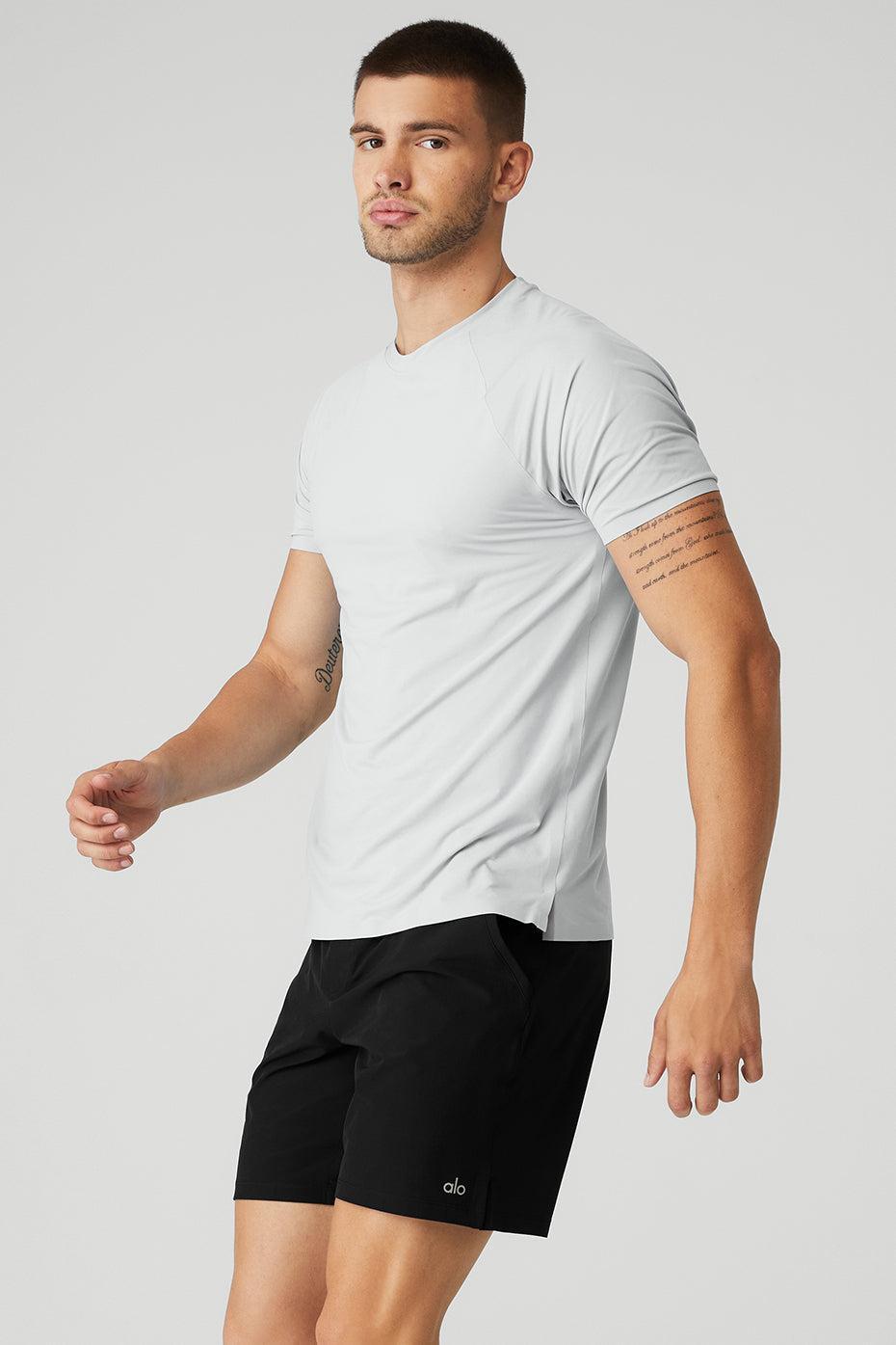 ALO | Idol Performance T-Shirt Grey, Size: 2XL Product Image