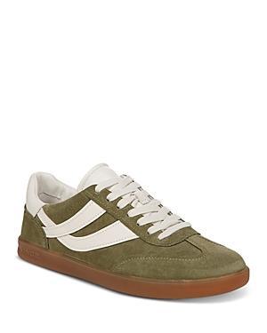 Womens Oasis Leather And Suede Sneaker, Milk/night Blue, Size 8 Vince Product Image