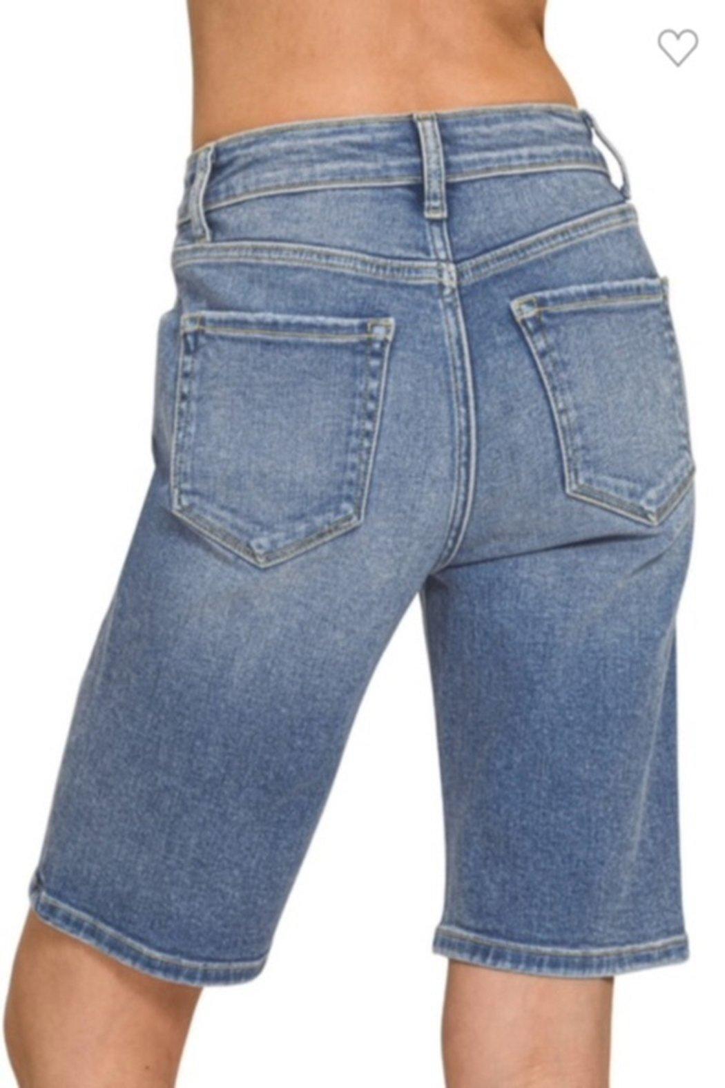 Lond Denim Shorts Product Image