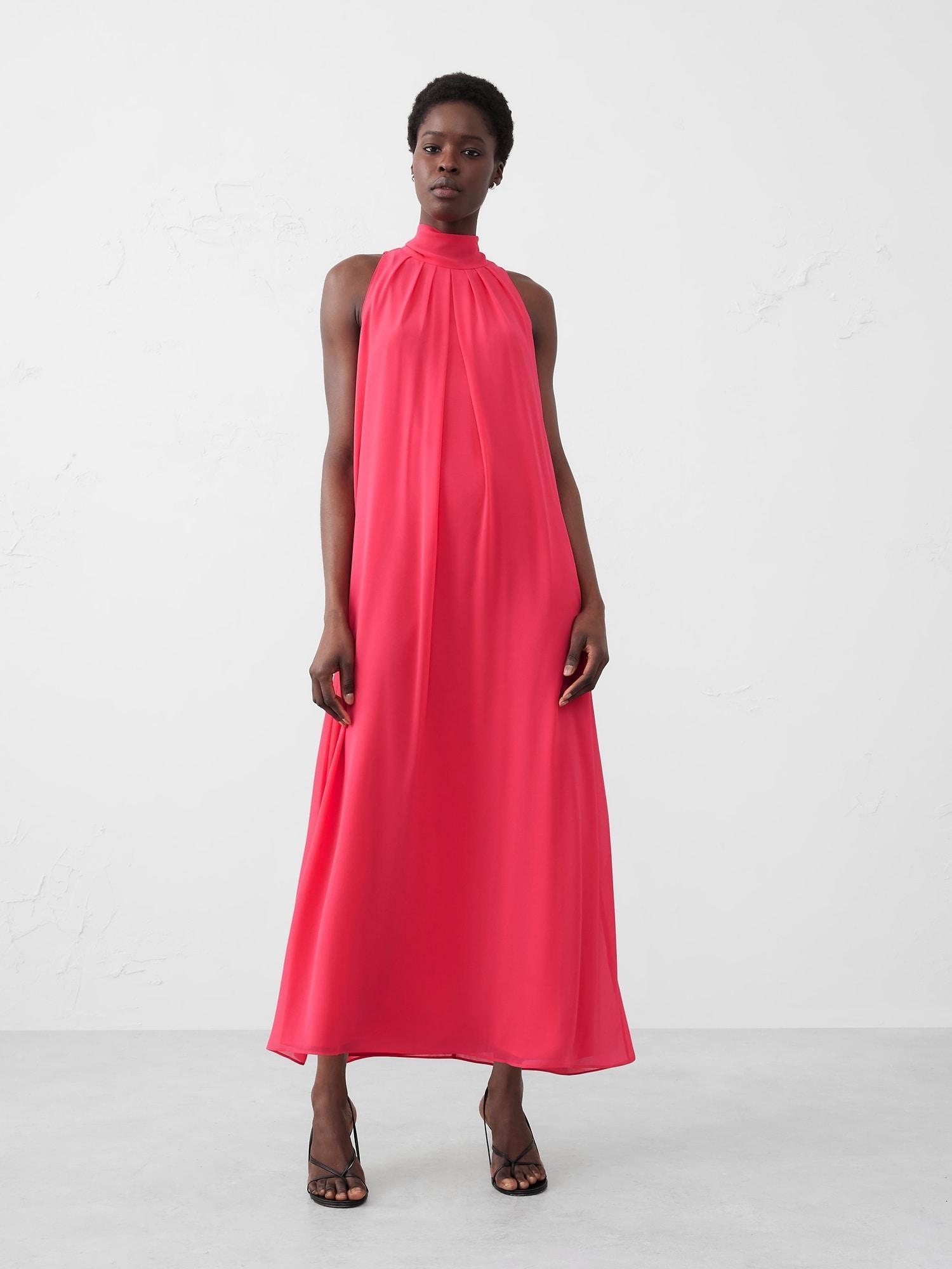 Chiffon Midi Dress Product Image