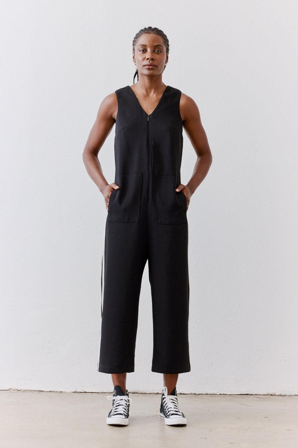 The Relaxed Wide Leg Jumpsuit Product Image