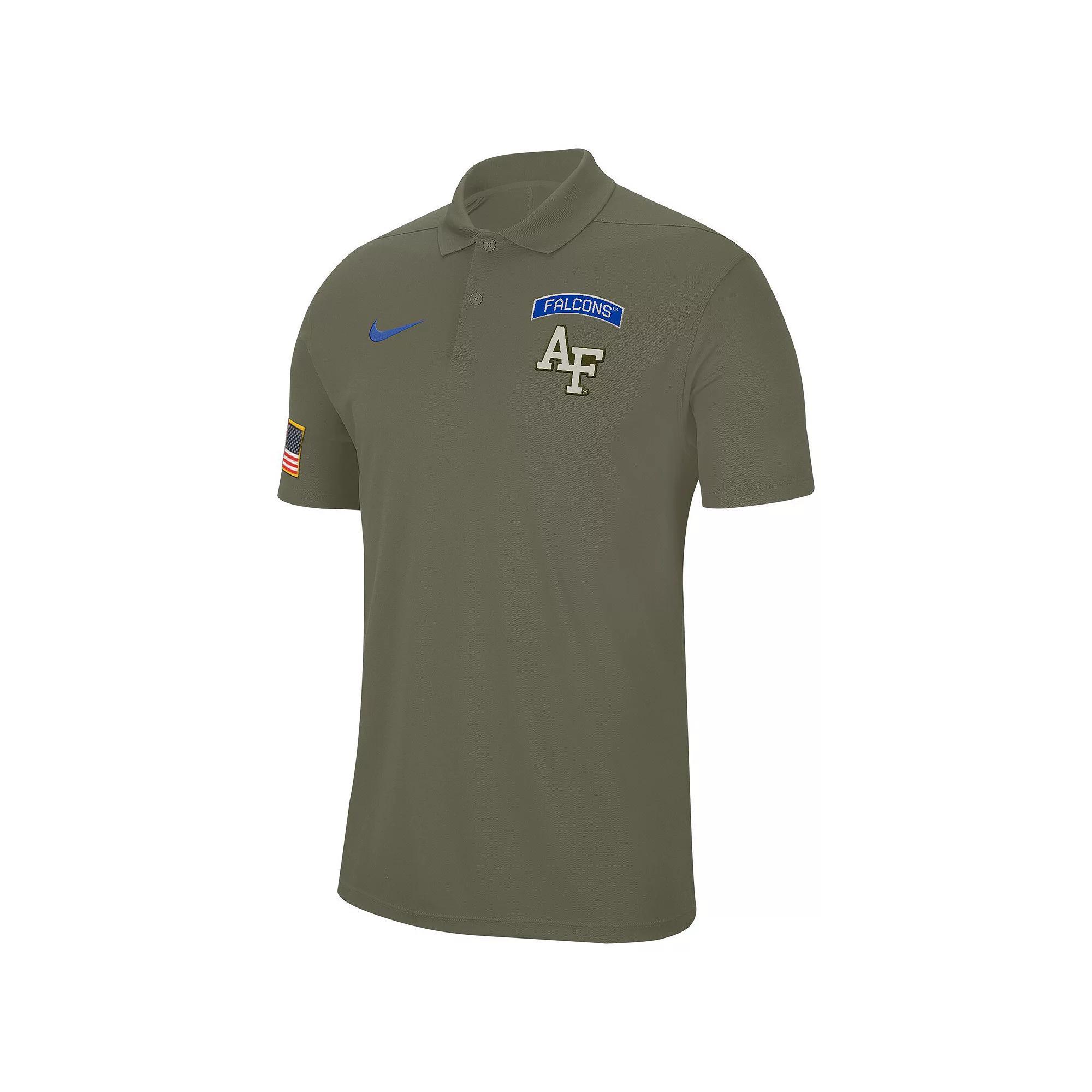 Men's Nike  Olive Air Force Falcons Military Appreciation Tour Performance Polo, Size: Medium, Afa Team Product Image