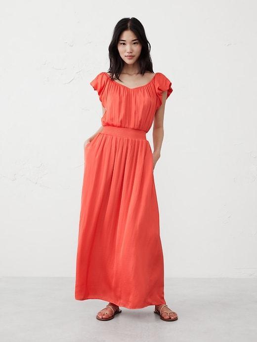 Ruffle Maxi Dress Product Image