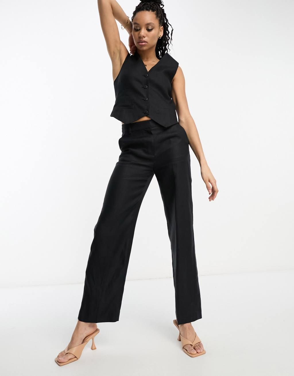 & Other Stories linen mix tailored pants Product Image