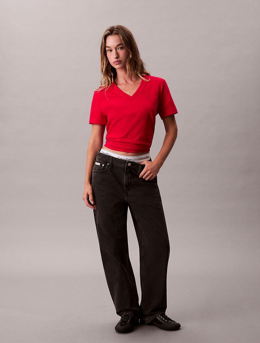 Archive Logo V-Neck T-Shirt  Product Image