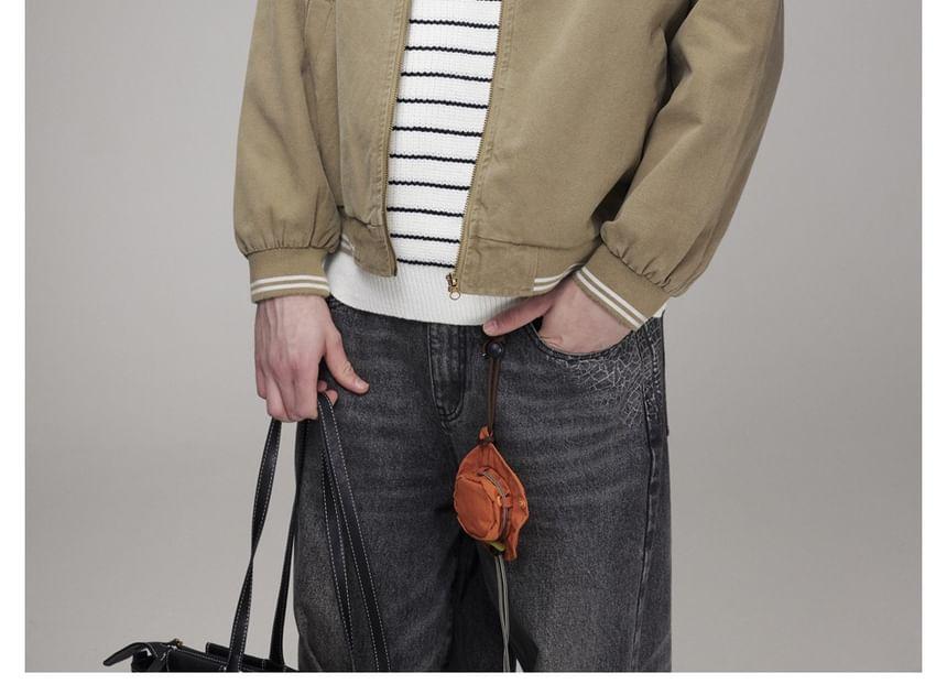 Stand-Collar Harrington Jacket Product Image