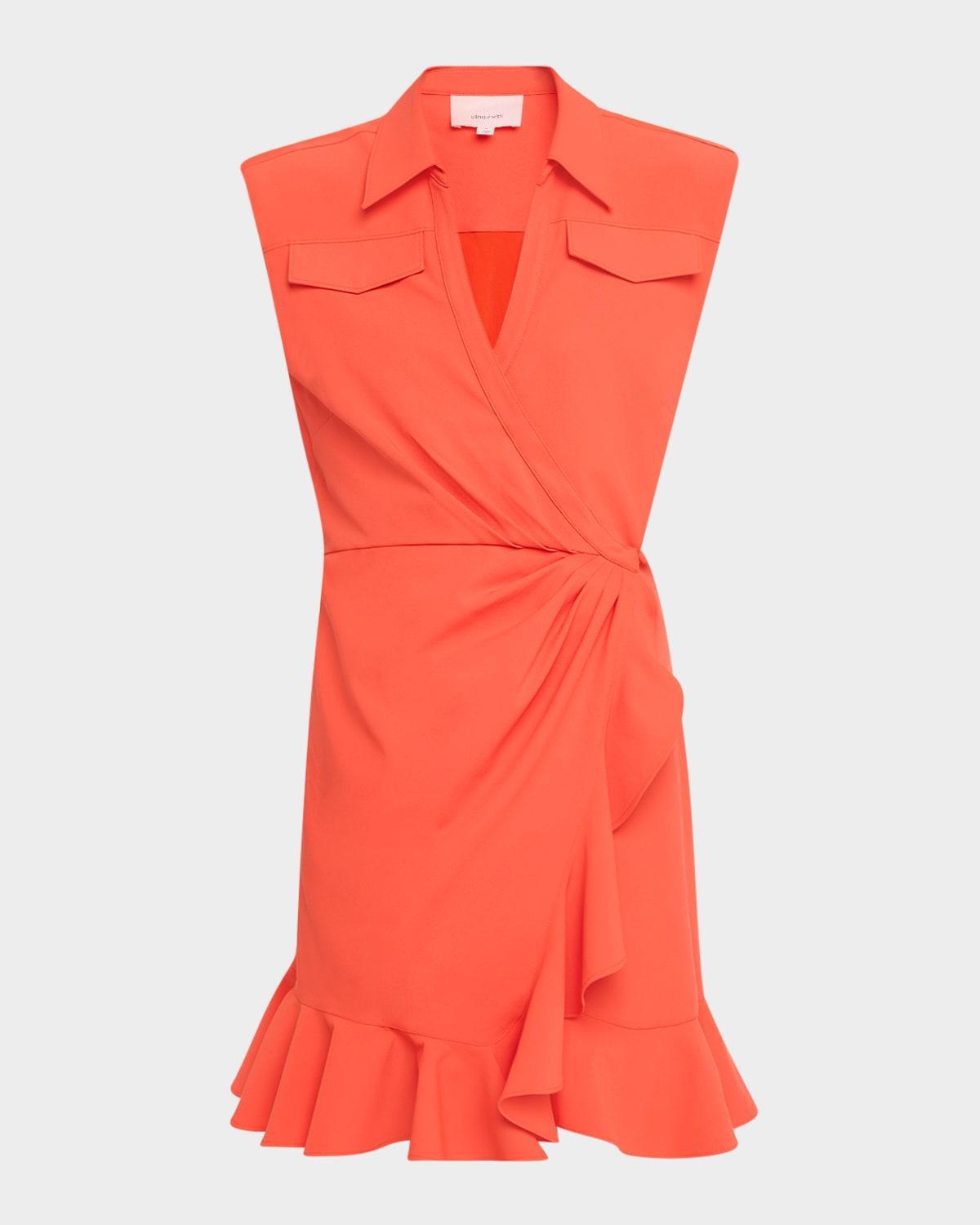 Womens Zenni Mini Wrap Dress Product Image
