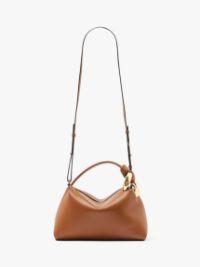 JWA CORNER BAG - LEATHER TOP HANDLE BAG in brown | JW Anderson US  Product Image