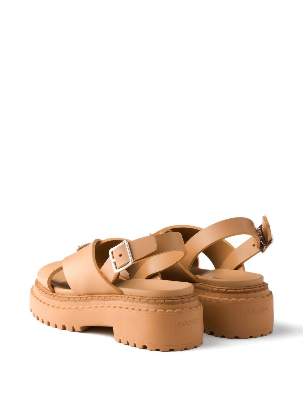 55mm cross-strap platform sandals Product Image