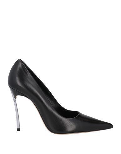 CASADEI Woman Pumps Black Size 8 Leather Product Image