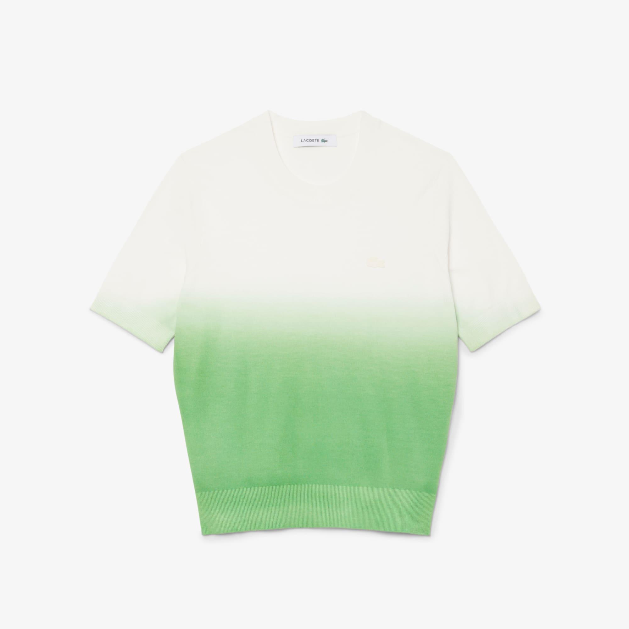 Short Sleeved Ombré Effect Sweater Product Image