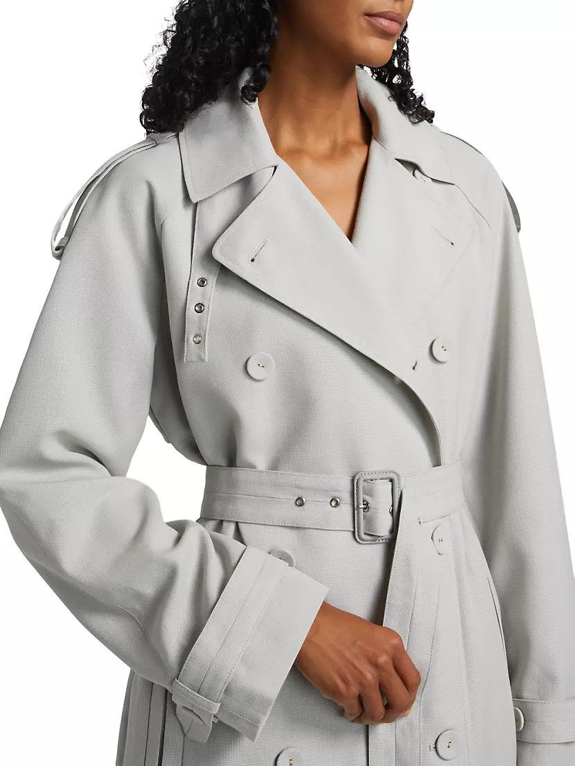 Sakia Wool-Blend Longline Coat Product Image